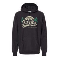 Forks Washington Vintage Premium Hoodie