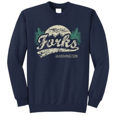 Forks Washington Vintage Tall Sweatshirt