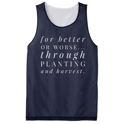 Farm Wife Vows Married To A Farmer Better Or Worse Mesh Reversible Basketball Jersey Tank