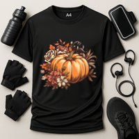 Fall Women Vintage Pumpkin Autumn Graphic Thanksgiving Performance Shirt