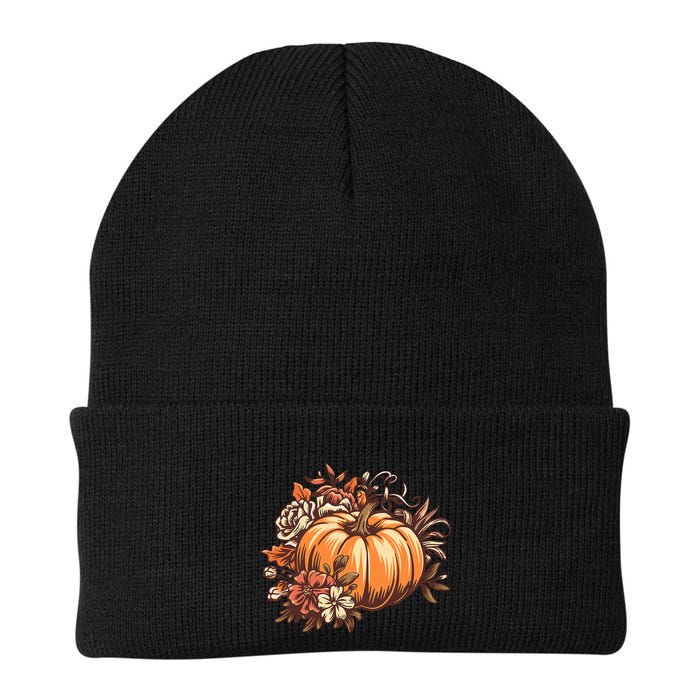 Fall Women Vintage Pumpkin Autumn Graphic Thanksgiving Beanie