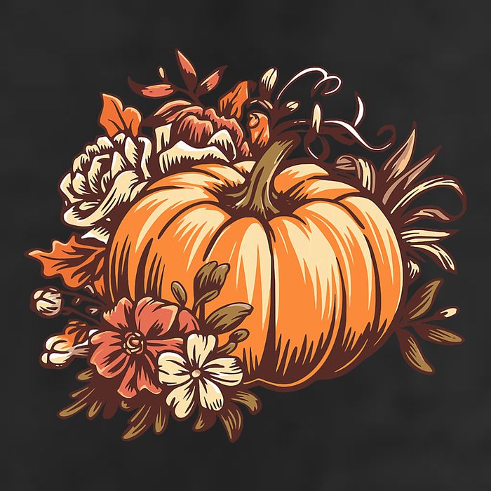 Fall Women Vintage Pumpkin Autumn Graphic Thanksgiving Beanie