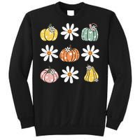 Fall Women Vintage Pumpkin Autumn Graphic Thanksgiving Sweatshirt