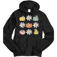 Fall Women Vintage Pumpkin Autumn Graphic Thanksgiving Tie Dye Hoodie