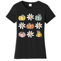 Fall Women Vintage Pumpkin Autumn Graphic Thanksgiving Women's T-Shirt