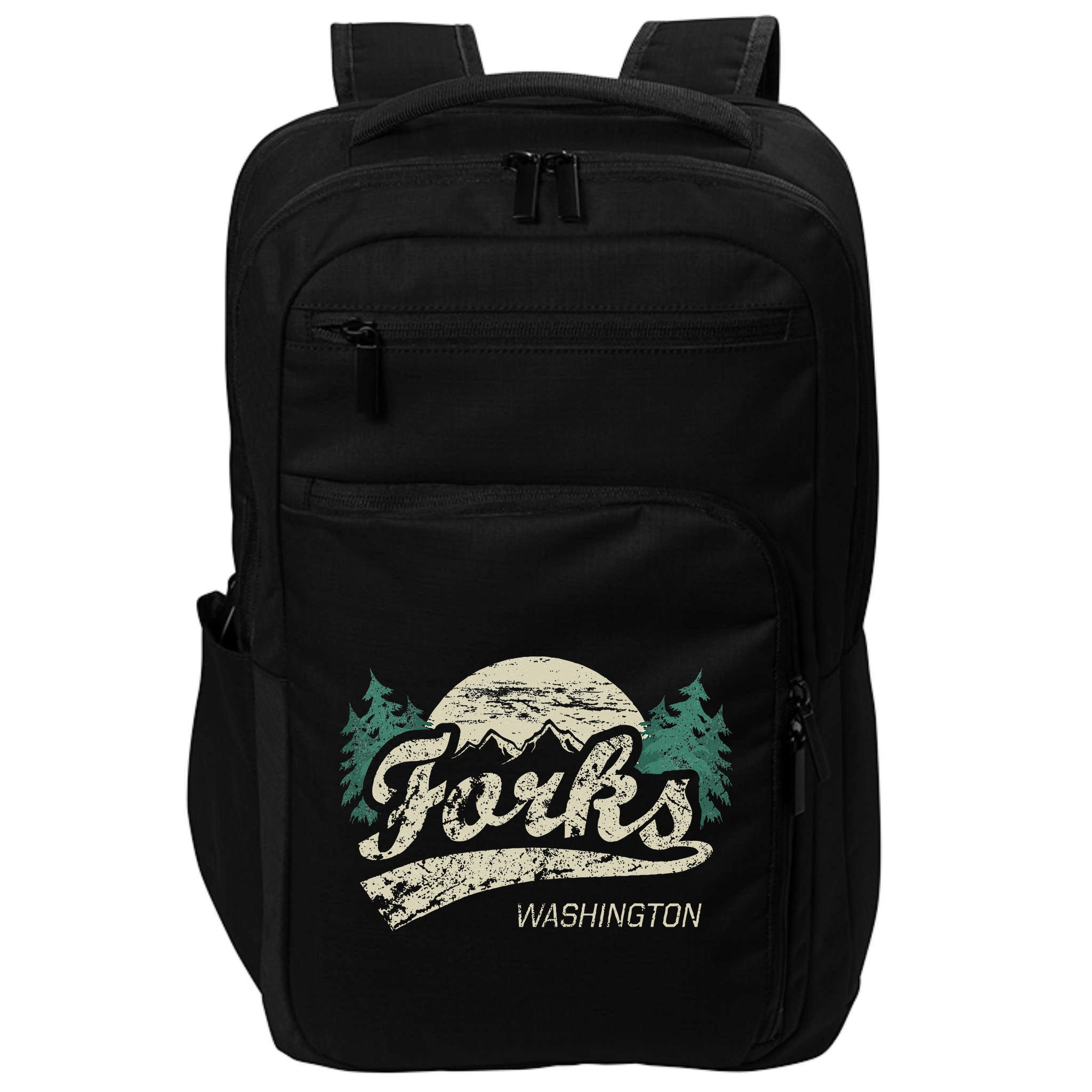 Forks Washington Vintage Impact Tech Backpack