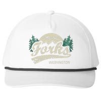 Forks Washington Vintage Snapback Five-Panel Rope Hat