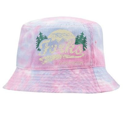 Forks Washington Vintage Tie-Dyed Bucket Hat