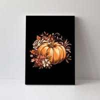 Fall Women Vintage Pumpkin Autumn Graphic Thanksgiving Canvas