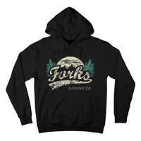 Forks Washington Vintage Hoodie