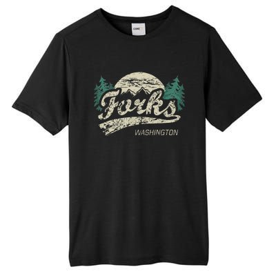 Forks Washington Vintage Tall Fusion ChromaSoft Performance T-Shirt