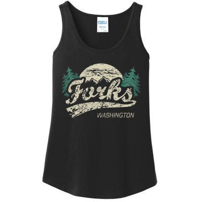 Forks Washington Vintage Ladies Essential Tank