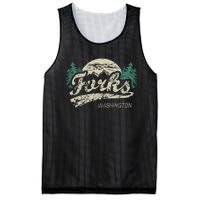 Forks Washington Vintage Mesh Reversible Basketball Jersey Tank