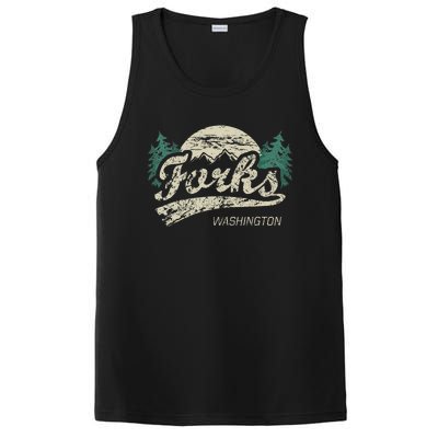 Forks Washington Vintage PosiCharge Competitor Tank