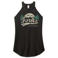 Forks Washington Vintage Women's Perfect Tri Rocker Tank