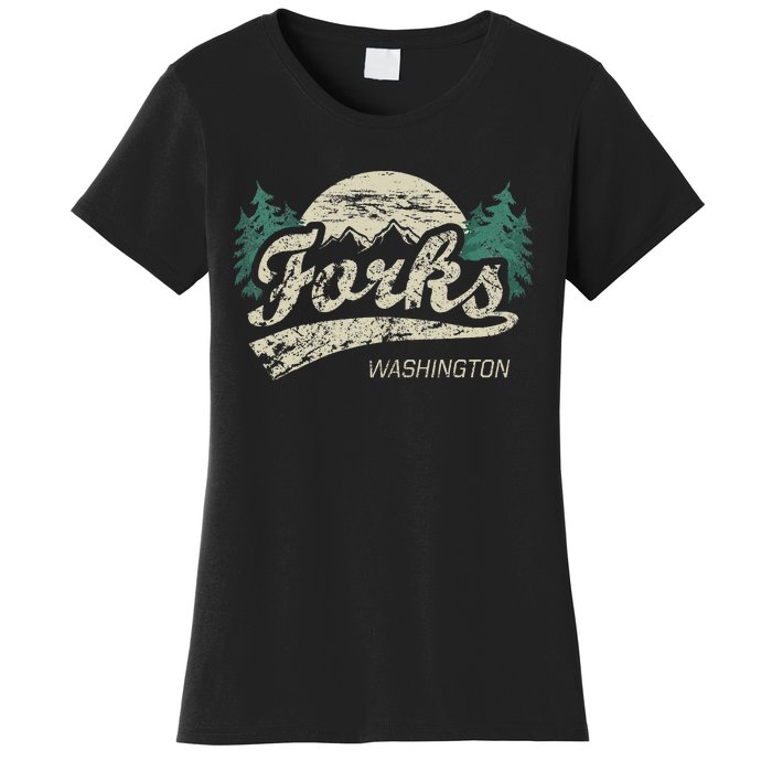 Forks Washington Vintage Women's T-Shirt