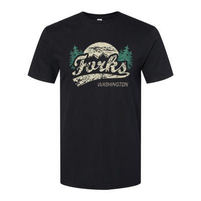 Forks Washington Vintage Softstyle CVC T-Shirt