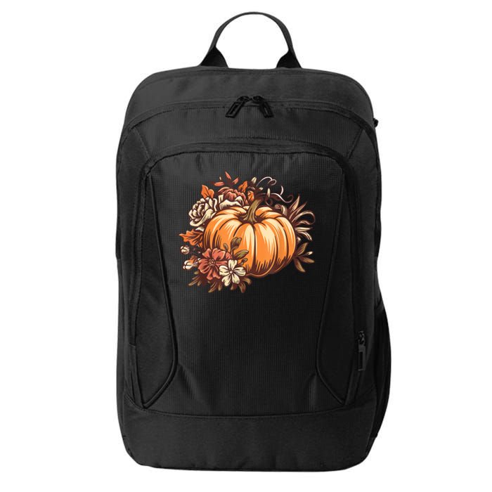 Fall Women Vintage Pumpkin Autumn Graphic Thanksgiving City Backpack