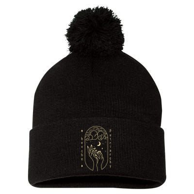 Feminist Witch, Women's Rights Are Human Rights Pom Pom 12in Knit Beanie