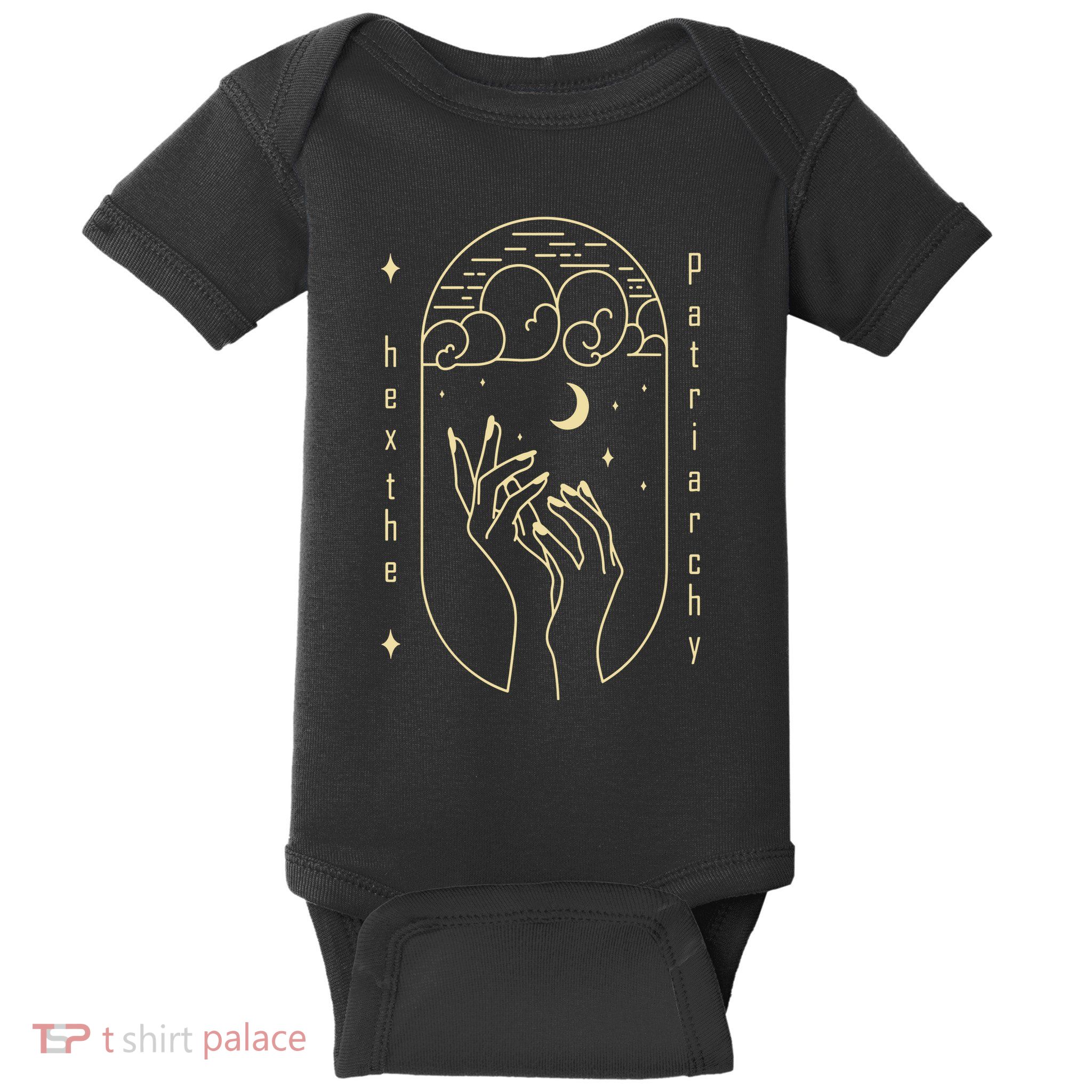 Feminist Witch, Women's Rights Are Human Rights Baby Bodysuit