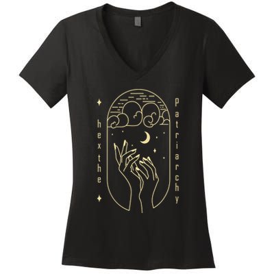 Feminist Witch, Women's Rights Are Human Rights Women's V-Neck T-Shirt