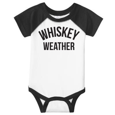 Funny Whiskey Weather Winter Holiday Infant Baby Jersey Bodysuit