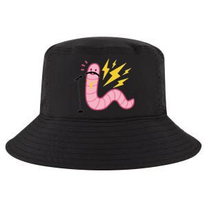 Funny Worm With A Mustache Tom Ariana Reality Cool Comfort Performance Bucket Hat