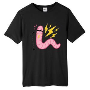 Funny Worm With A Mustache Tom Ariana Reality Tall Fusion ChromaSoft Performance T-Shirt