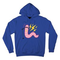 Funny Worm With A Mustache Tom Ariana Reality Hoodie