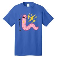 Funny Worm With A Mustache Tom Ariana Reality Tall T-Shirt