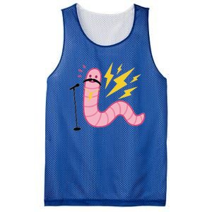 Funny Worm With A Mustache Tom Ariana Reality Mesh Reversible Basketball Jersey Tank