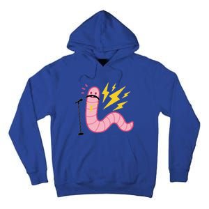 Funny Worm With A Mustache Tom Ariana Reality Tall Hoodie