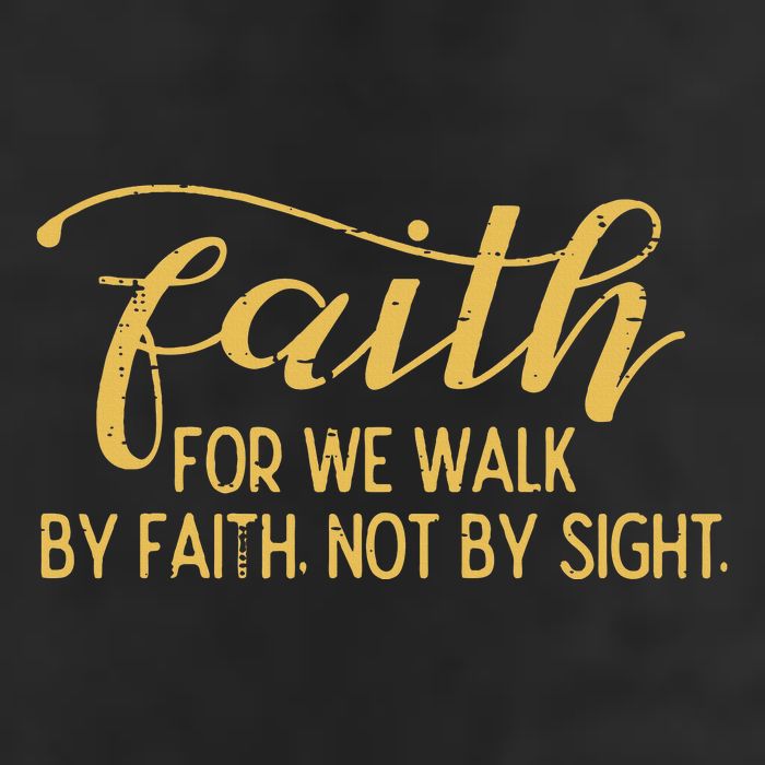 Faith We Walk By Faith Not By Sight Christian Adult Drive Performance Visor