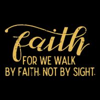 Faith We Walk By Faith Not By Sight Christian Bag