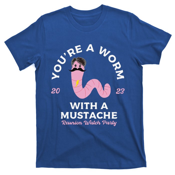 Funny Worm With A Mustache T-Shirt