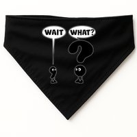 Funny Wait What Comma Question Mark Comic USA-Made Doggie Bandana