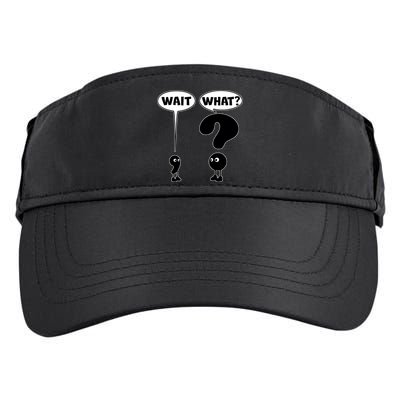 Funny Wait What Comma Question Mark Comic Adult Drive Performance Visor