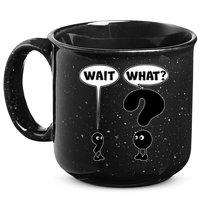 Funny Wait What Comma Question Mark Comic 15oz Campfire Ceramic Mug