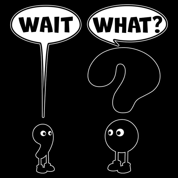 Funny Wait What Comma Question Mark Comic 16 in Basic Backpack