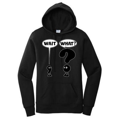 Funny Wait What Comma Question Mark Comic Women's Pullover Hoodie