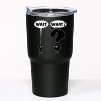 Funny Wait What Comma Question Mark Comic Tumbler