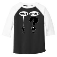 Funny Wait What Comma Question Mark Comic Toddler Fine Jersey T-Shirt