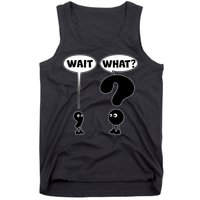 Funny Wait What Comma Question Mark Comic Tank Top