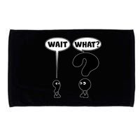 Funny Wait What Comma Question Mark Comic Microfiber Hand Towel