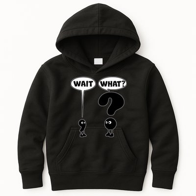 Funny Wait What Comma Question Mark Comic Kids Hoodie