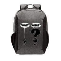 Funny Wait What Comma Question Mark Comic Vector Backpack