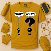 Funny Wait What Comma Question Mark Comic Performance Shirt