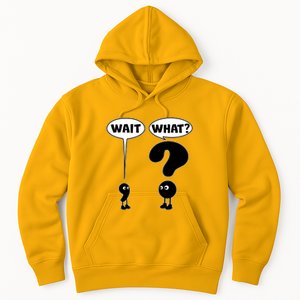 Funny Wait What Comma Question Mark Comic Hoodie