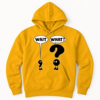 Funny Wait What Comma Question Mark Comic Hoodie