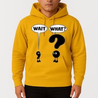 Funny Wait What Comma Question Mark Comic Hoodie